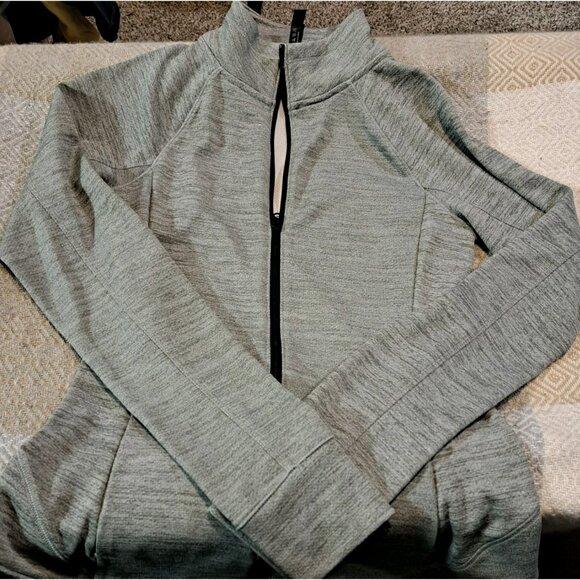 Aeropostale Jackets & Blazers - Aeropostale Y2K Activewear Small Adult Gray High Neck w/Pockets Full Zip Womens